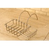 image:imageKingston Brass CC2161 Vintage 8Inch X 4Inch Claw Foot Bath Soap and Sponge Holder 914Inch Polished ChromeBrushed Nickel