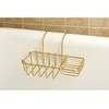 image:imageKingston Brass CC2161 Vintage 8Inch X 4Inch Claw Foot Bath Soap and Sponge Holder 914Inch Polished ChromePolished Brass