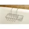 image:imageKingston Brass CC2161 Vintage 8Inch X 4Inch Claw Foot Bath Soap and Sponge Holder 914Inch Polished ChromePolished Chrome