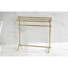 image:imageKingston Brass CC2291 Pedestal Towel Rack Polished ChromeBrushed Brass