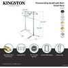 image:imageKingston Brass CC2291 Pedestal Towel Rack Polished ChromePolished Chrome