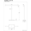 image:imageKingston Brass CC8200 Claremont Freestanding TShape Towel Rack Matte BlackBrushed Brass