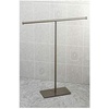 image:imageKingston Brass CC8200 Claremont Freestanding TShape Towel Rack Matte BlackBrushed Nickel
