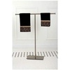 image:imageKingston Brass CC8200 Claremont Freestanding TShape Towel Rack Matte BlackBrushed Nickel
