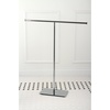 image:imageKingston Brass CC8200 Claremont Freestanding TShape Towel Rack Matte BlackPolished Chrome