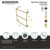 image:imageKingston Brass DTC322419BB Maximilien Wall Mount Towel Rack Brushed Brass 32 x 24 x 3Brushed Brass