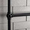 image:imageKingston Brass DTC322419BB Maximilien Wall Mount Towel Rack Brushed Brass 32 x 24 x 3Matte Black