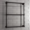 image:imageKingston Brass DTC322419BB Maximilien Wall Mount Towel Rack Brushed Brass 32 x 24 x 3Oil Rubbed Bronze