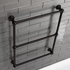image:imageKingston Brass DTC322419BB Maximilien Wall Mount Towel Rack Brushed Brass 32 x 24 x 3Oil Rubbed Bronze