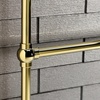 image:imageKingston Brass DTC322419BB Maximilien Wall Mount Towel Rack Brushed Brass 32 x 24 x 3Polished Brass