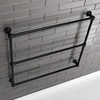image:imageKingston Brass DTC323019BB Maximilien Wall Mount TowelRack Brushed BrassMatte Black
