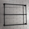 image:imageKingston Brass DTC323019BB Maximilien Wall Mount TowelRack Brushed BrassMatte Black