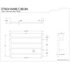 image:imageKingston Brass DTM24164MB Gallant 24 x 16 Stainless Steel Wall Mount 4Tier Towel Rack Matte Black