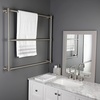 image:imageKingston Brass DTM323631 Gallant 36 x 32Inch Wall Mount TowelRack Polished ChromeBrushed Nickel