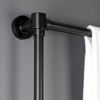 image:imageKingston Brass DTM323631 Gallant 36 x 32Inch Wall Mount TowelRack Polished ChromeMatte Black