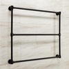 image:imageKingston Brass DTM323631 Gallant 36 x 32Inch Wall Mount TowelRack Polished ChromeOil Rubbed Bronze