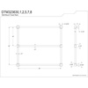 image:imageKingston Brass DTM323631 Gallant 36 x 32Inch Wall Mount TowelRack Polished ChromePolished Chrome