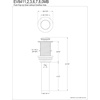 image:imageKingston Brass EV8411 Coronet Push PopUp Bathroom Sink Drain without Overflow Polished Chrome