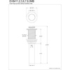 image:imageKingston Brass EV8412 Coronet Push PopUp Bathroom Sink Drain Without Overflow Polished Brass 844 x 244 x 244Antique Brass