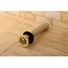 image:imageKingston Brass KB5008 Fauceture Grid Drain with Overflow Hole 114 inch by 6inch 17 gauge Satin NickelPolished Brass