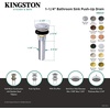 image:imageKingston Brass KB6007 Complement Bathroom Sink Drain Brushed Brass 706 x 238 x 238Oil Rubbed Bronze