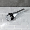 image:imageKingston Brass KBT2120 Brass PopUp Drain with Overflow and Extra Long PopUp rod 22 Gauge Polished NickelPolished Chrome