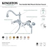 image:imageKingston Brass KS1245PXBS Heritage Wall Mount Bridge Kitchen Faucet with Brass Spray Oil Rubbed Bronze