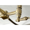 image:imageKingston Brass KS1248ALBS Heritage Wall Mount Bridge Kitchen Faucet with Brass Spray Brushed NickelAntique Brass
