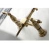 image:imageKingston Brass KS1248ALBS Heritage Wall Mount Bridge Kitchen Faucet with Brass Spray Brushed NickelBrushed Nickel