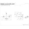 image:imageKingston Brass KS2440AX Heritage TwoHandle Wall Mount Kitchen Faucet Matte BlackMatte Black