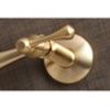 image:imageKingston Brass KS3221BL Vintage 6 Adjustable Center Wall Mount Kitchen Faucet Polished ChromeAntique Brass