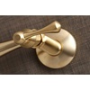image:imageKingston Brass KS3221BL Vintage 6 Adjustable Center Wall Mount Kitchen Faucet Polished ChromeBrushed Brass