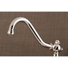 image:imageKingston Brass KS3221BL Vintage 6 Adjustable Center Wall Mount Kitchen Faucet Polished ChromePolished Nickel