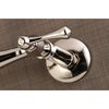 image:imageKingston Brass KS3221BL Vintage 6 Adjustable Center Wall Mount Kitchen Faucet Polished ChromePolished Nickel