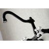 image:imageKingston Brass KS3221PX Vintage 6 Adjustable Center Wall Mount Kitchen Faucet Polished ChromeMatte Black