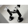 image:imageKingston Brass KS3221PX Vintage 6 Adjustable Center Wall Mount Kitchen Faucet Polished ChromeMatte Black