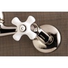 image:imageKingston Brass KS3221PX Vintage 6 Adjustable Center Wall Mount Kitchen Faucet Polished ChromePolished Nickel