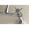 image:imageKingston Brass KS414PB Concord 8Inch Adjustable Center Wall Mount Kitchen Faucet Polished BrassPolished Chrome