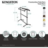 image:imageKingston Brass SCC2298 Pedestal Towel Rack Brushed NickelBrushed Nickel