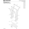 image:imageKingston Brass SCC3300 Edenscape Freestanding YStyle TowelRack Matte Black 1656 x 988 x 3444Matte Black