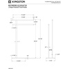 image:imageKingston Brass SCC6035 Edenscape Freestanding TowelRack Oil Rubbed BronzeBrushed Nickel