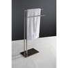 image:imageKingston Brass SCC8328 Freestanding Dual Towel Rack in Brushed NickelBrushed Nickel