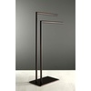 image:imageKingston Brass SCC8328 Freestanding Dual Towel Rack in Brushed NickelOil Rubbed Bronze