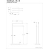 image:imageKingston Brass SCC8328 Freestanding Dual Towel Rack in Brushed NickelOil Rubbed Bronze
