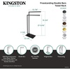 image:imageKingston Brass SCC8328 Freestanding Dual Towel Rack in Brushed NickelPolished Chrome