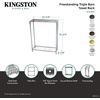 image:imageKingston Brass SCC8351 Edenscape Freestanding TowelRack Polished Chrome 2463 x 888 x 3175Brushed Brass