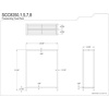 image:imageKingston Brass SCC8351 Edenscape Freestanding TowelRack Polished Chrome 2463 x 888 x 3175Matte Black