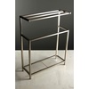 image:imageKingston Brass SCC8360 Edenscape Freestanding Iron Towel Rack Matte BlackBrushed Nickel
