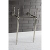 image:imageKingston Brass VPB30166 Edwardian Brass Console Sink Legs Polished Nickel