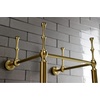 image:imageKingston Brass VPB30167 Edwardian Console Sink Legs Brushed Brass 16 x 155 x 30Brushed Brass